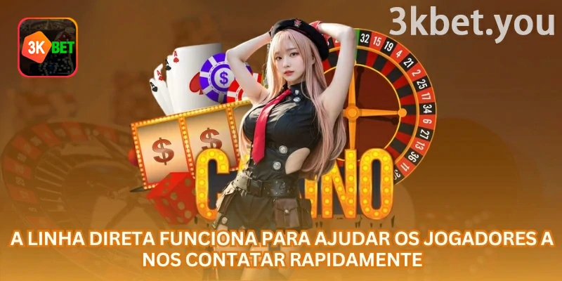 Atendimento direto ao jogador por um canal oficial da 3kbet