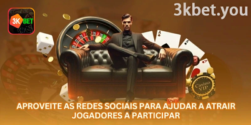 Divulgação da 3kbet em redes sociais e canais digitais