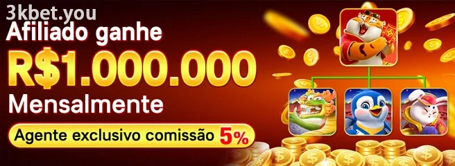 Banner da 3kbet com jogos online para celular
