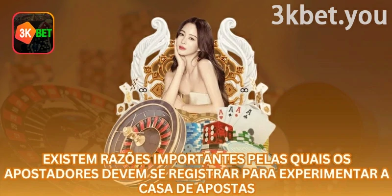 Recursos disponíveis após concluir o registro de uma conta na 3kbet