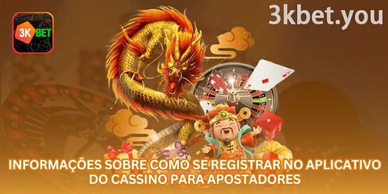 Cadastro de uma nova conta pelo aplicativo móvel da 3kbet