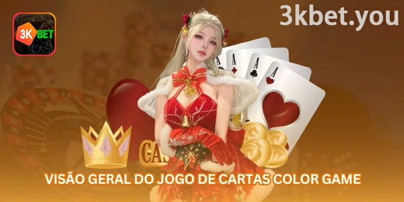 Color Game Online na 3kbet: Visão geral do Color Game: o jogador escolhe uma cor e acompanha o resultado da rodada.